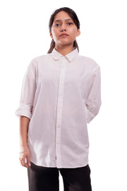 Luxe Linen Shirt (White)